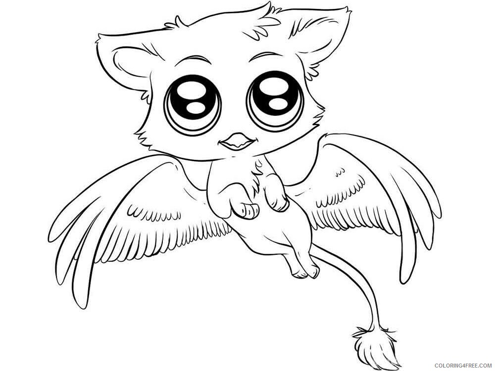 Anime Animals Coloring Pages anime animals 14 Printable 2021 0207 Coloring4free