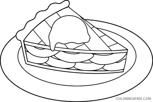 Apple Coloring Pages Fruits Food Apple Pie Printable 2021 038 Coloring4free