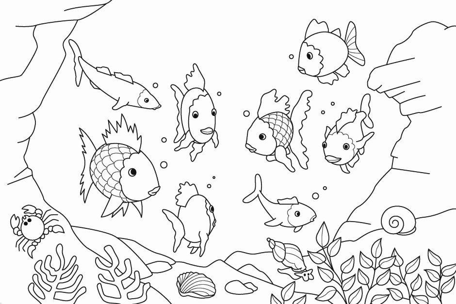 Aquarium Coloring Pages Aquarium Fish Printable 2021 0233 Coloring4free