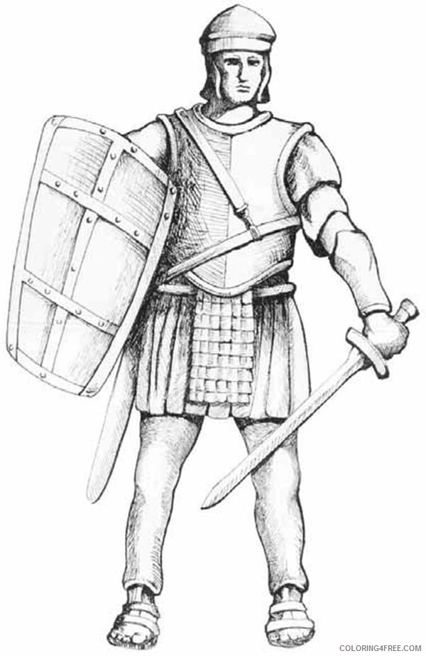 Armor of God Coloring Pages Sketch of Armor of God Printable 2021 0249 Coloring4free