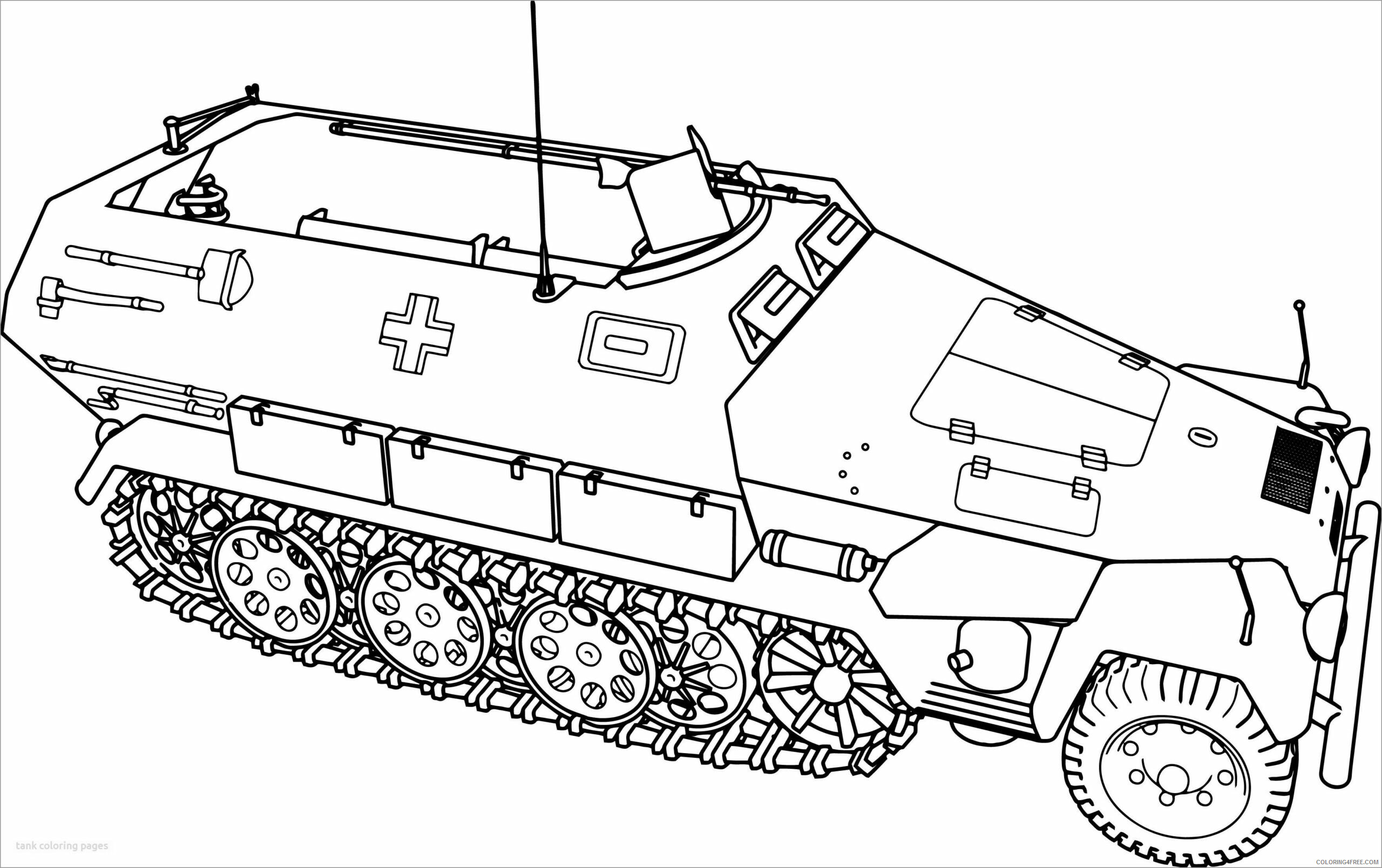 Army Coloring Pages free of army vehicles Printable 2021 0288 Coloring4free