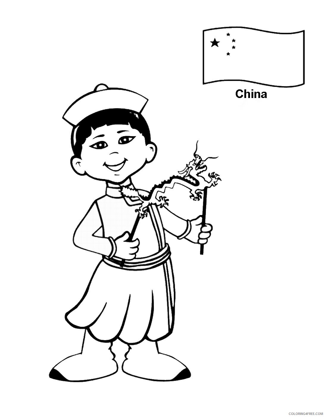 Around the World Coloring Pages china Printable 2021 0314 Coloring4free