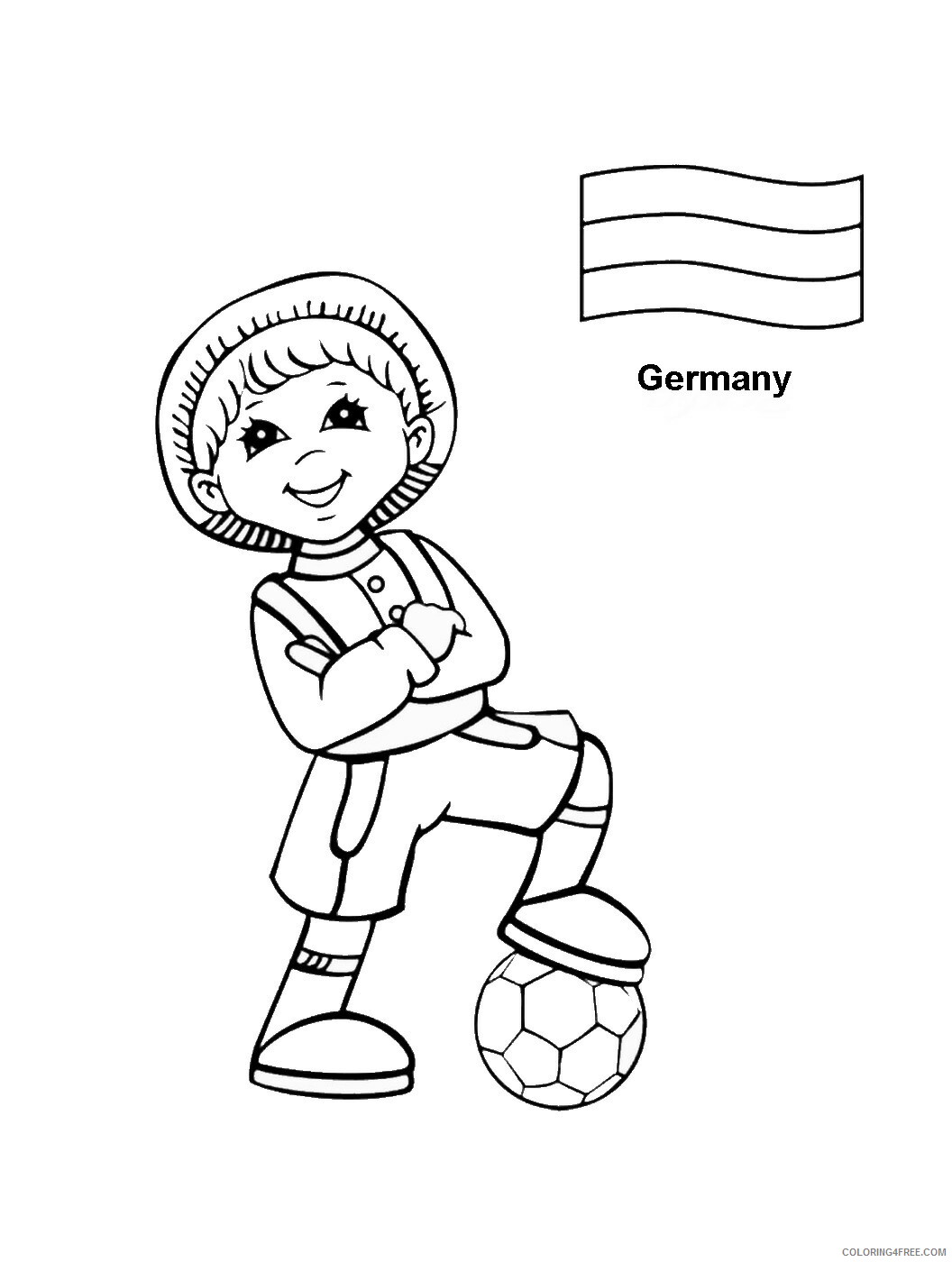 Around the World Coloring Pages germany Printable 2021 0319 Coloring4free