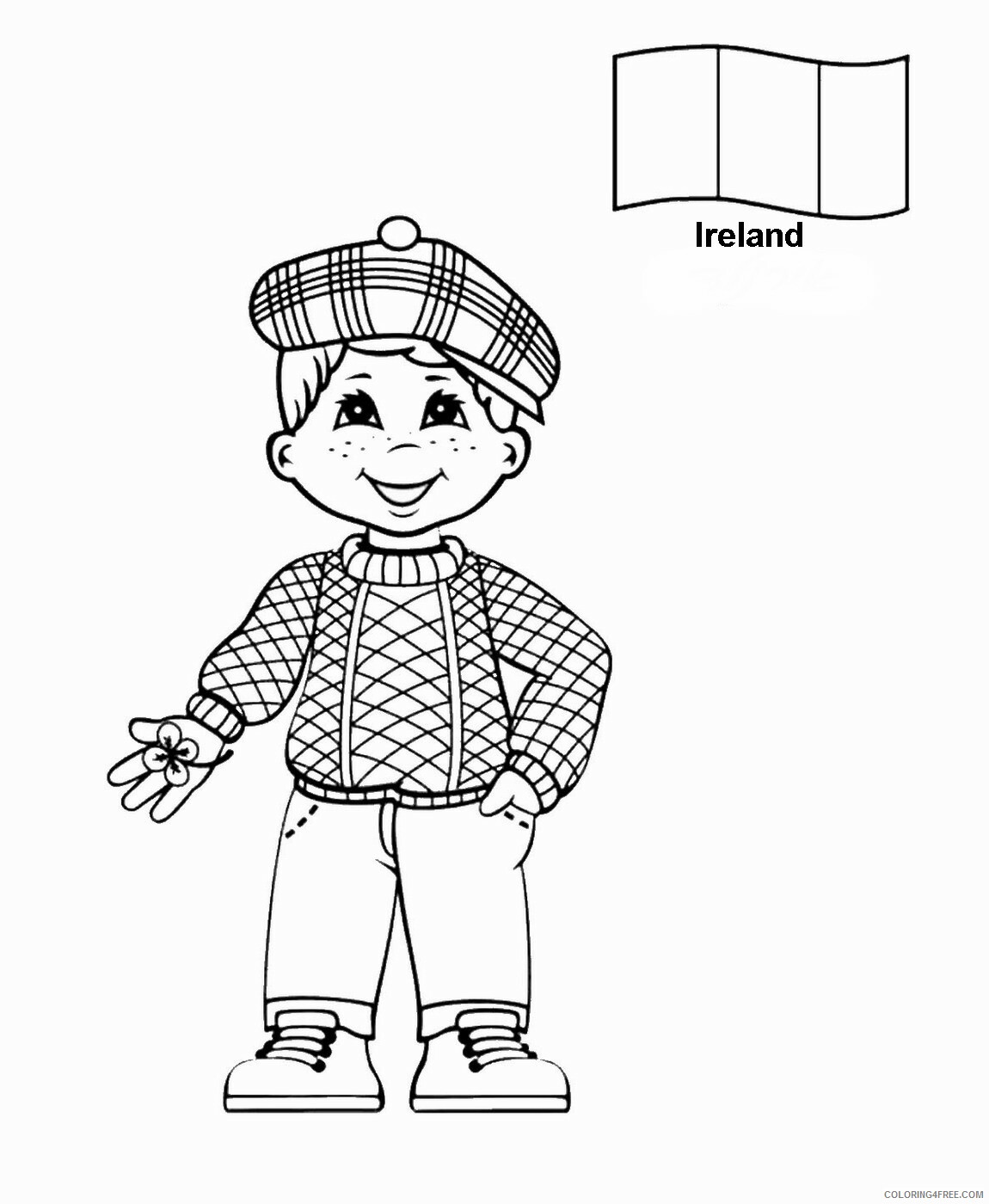 Around the World Coloring Pages ireland Printable 2021 0324 Coloring4free
