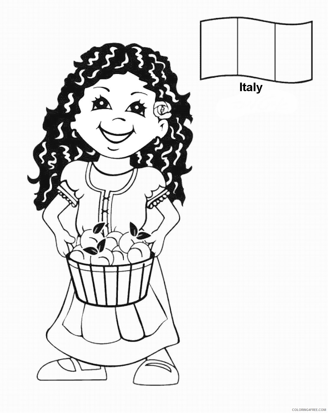 Around the World Coloring Pages italy Printable 2021 0325 Coloring4free