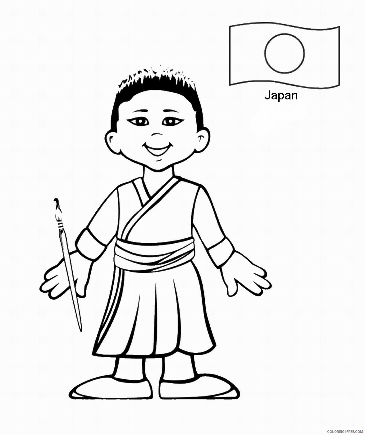 Around the World Coloring Pages japan Printable 2021 0326 Coloring4free