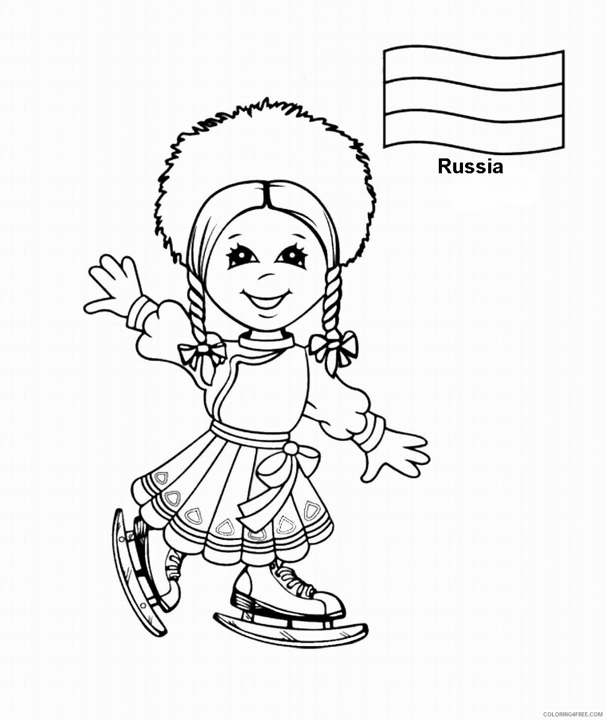 Around the World Coloring Pages russia Printable 2021 0336 Coloring4free