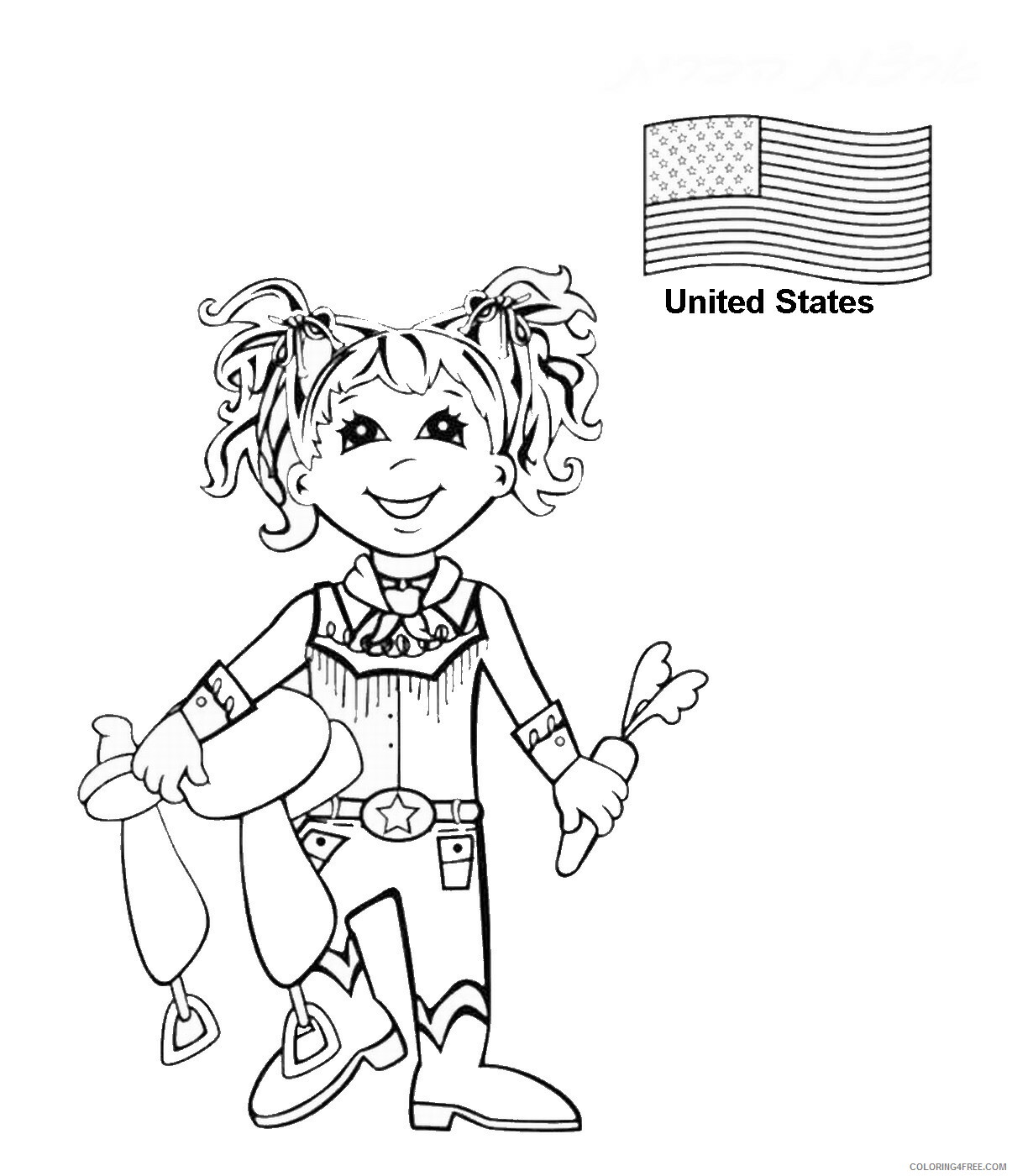 Around the World Coloring Pages united states 2 Printable 2021 0340 Coloring4free
