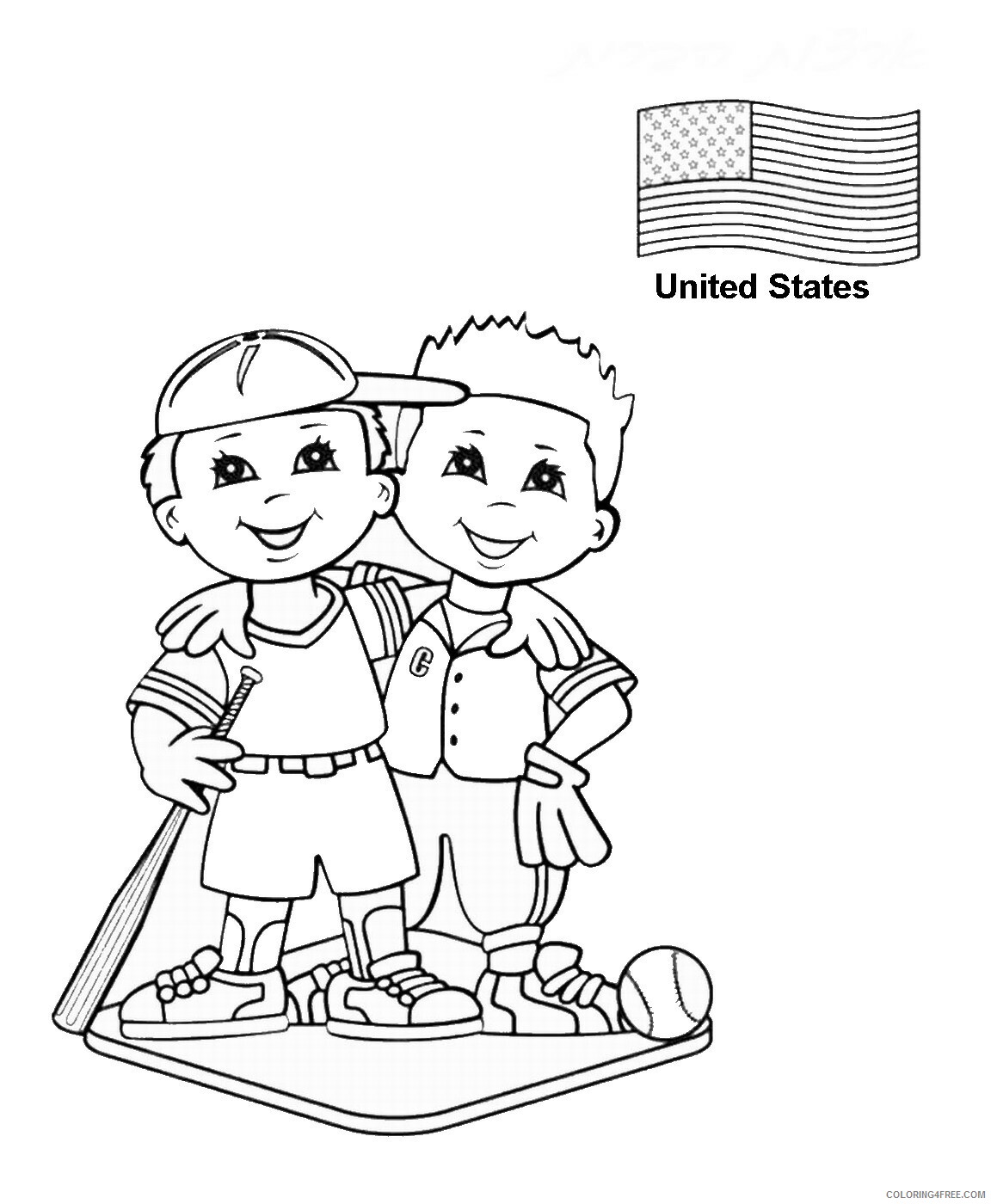 Around the World Coloring Pages united_states Printable 2021 0339 Coloring4free