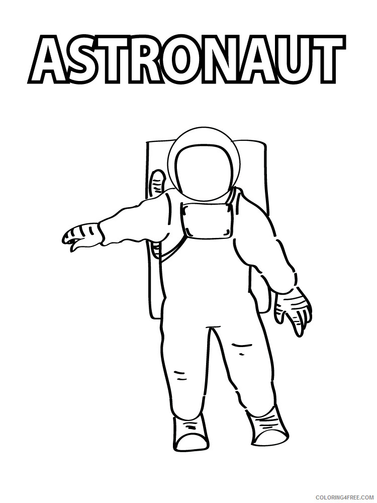 Astronaut Coloring Pages Astronaut 10 Printable 2021 0347 Coloring4free