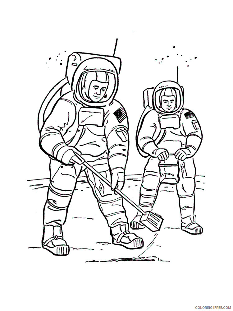 Astronaut Coloring Pages Astronaut 2 Printable 2021 0355 Coloring4free