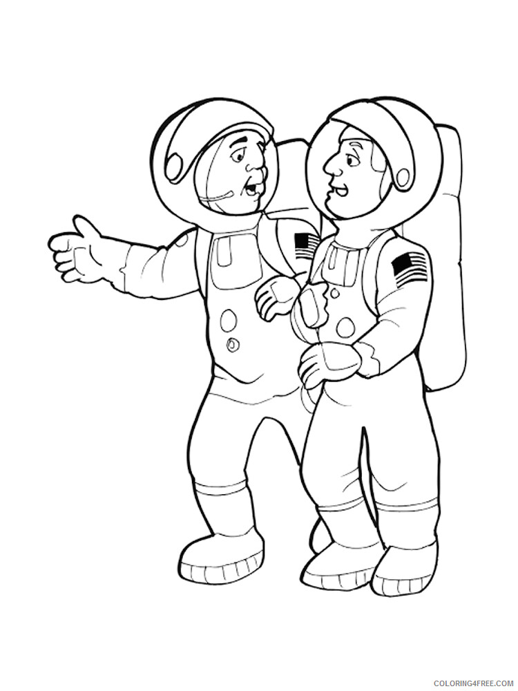 Astronaut Coloring Pages Astronaut 24 Printable 2021 0358 Coloring4free