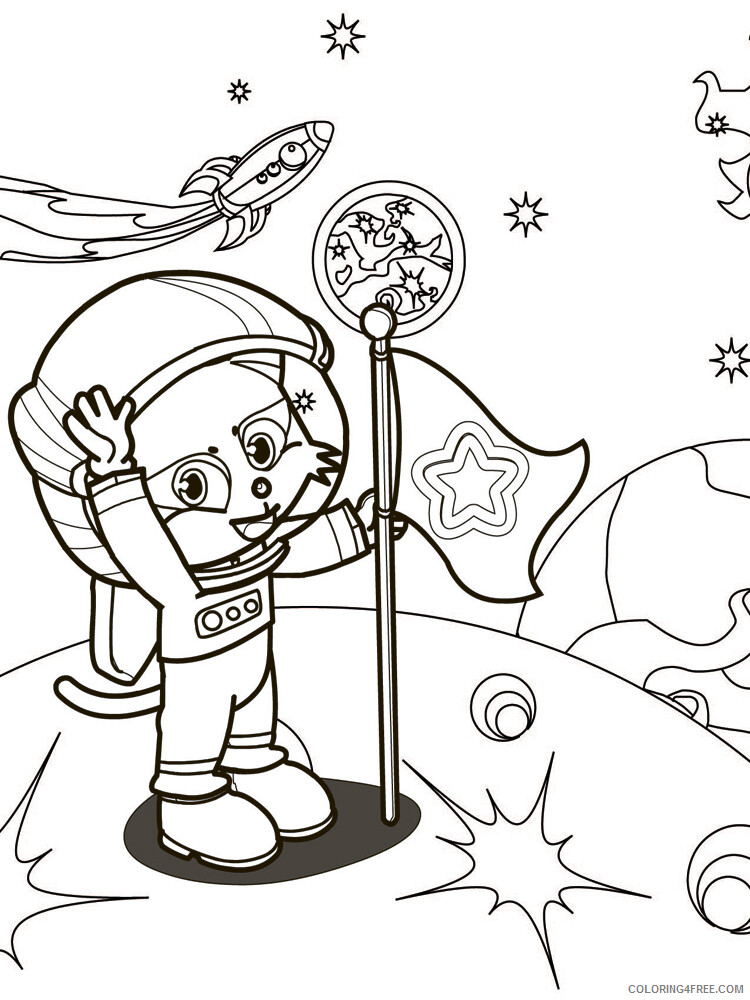 Astronaut Coloring Pages Astronaut 3 Printable 2021 0362 Coloring4free