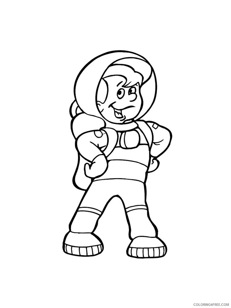 Astronaut Coloring Pages Astronaut 5 Printable 2021 0364 Coloring4free
