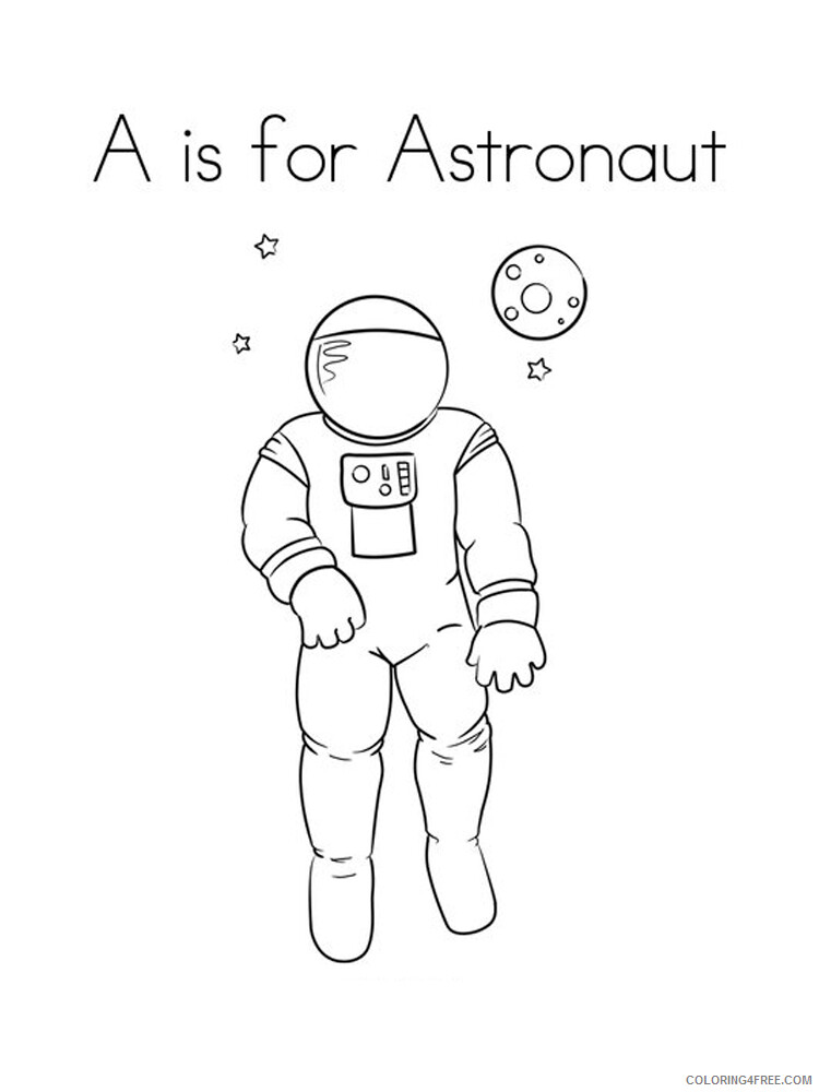 Astronaut Coloring Pages Astronaut 7 Printable 2021 0366 Coloring4free