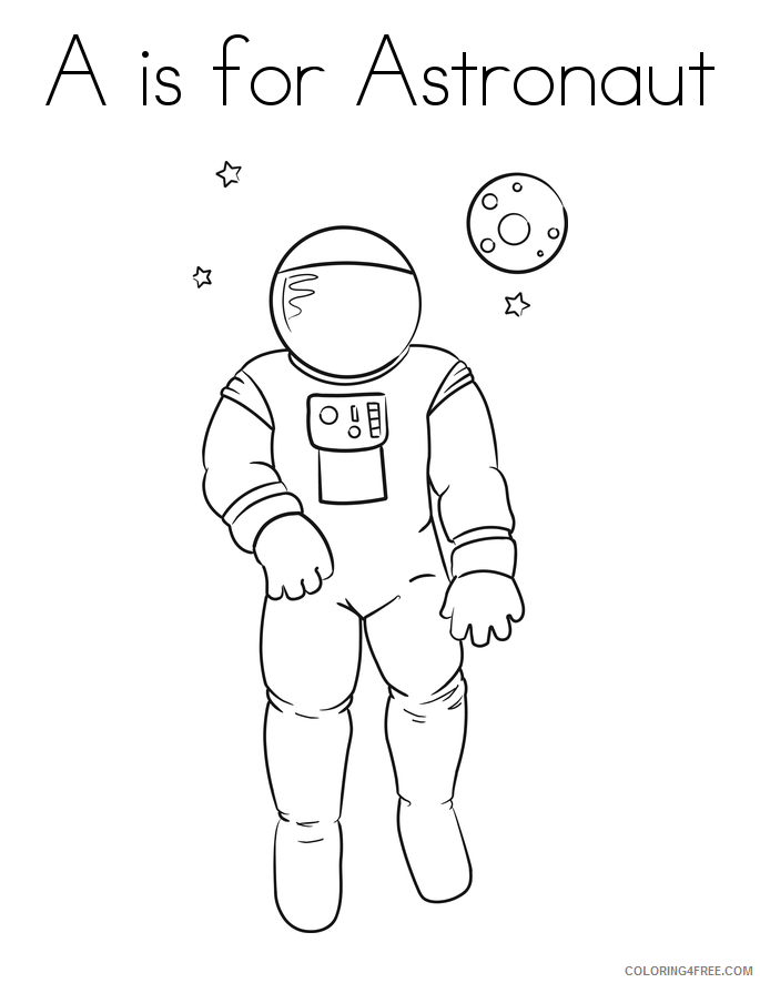 Astronaut Coloring Pages Astronaut Iamges Printable 2021 0371 Coloring4free