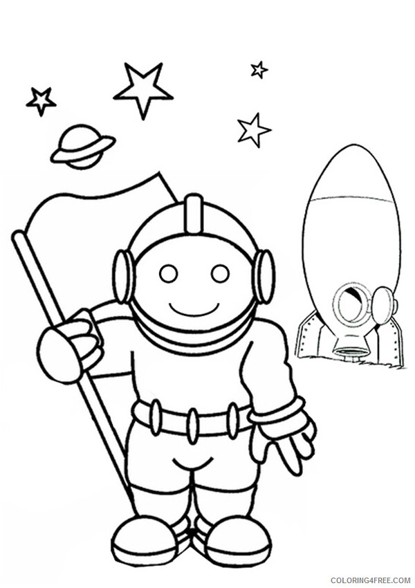 Astronaut Coloring Pages Astronaut To Print Printable 2021 0375 Coloring4free