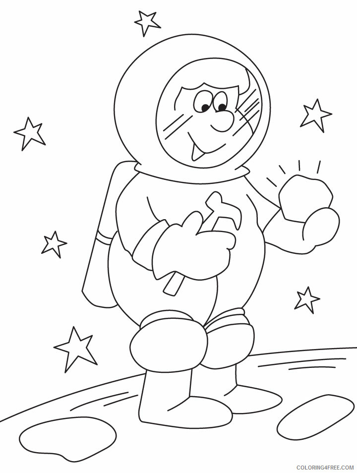 Astronaut Coloring Pages Free Astronaut Printable 2021 0384 Coloring4free