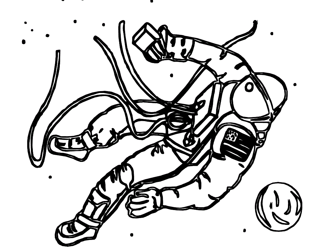 Astronaut Coloring Pages Printable Astronaut Printable 2021 0385 Coloring4free