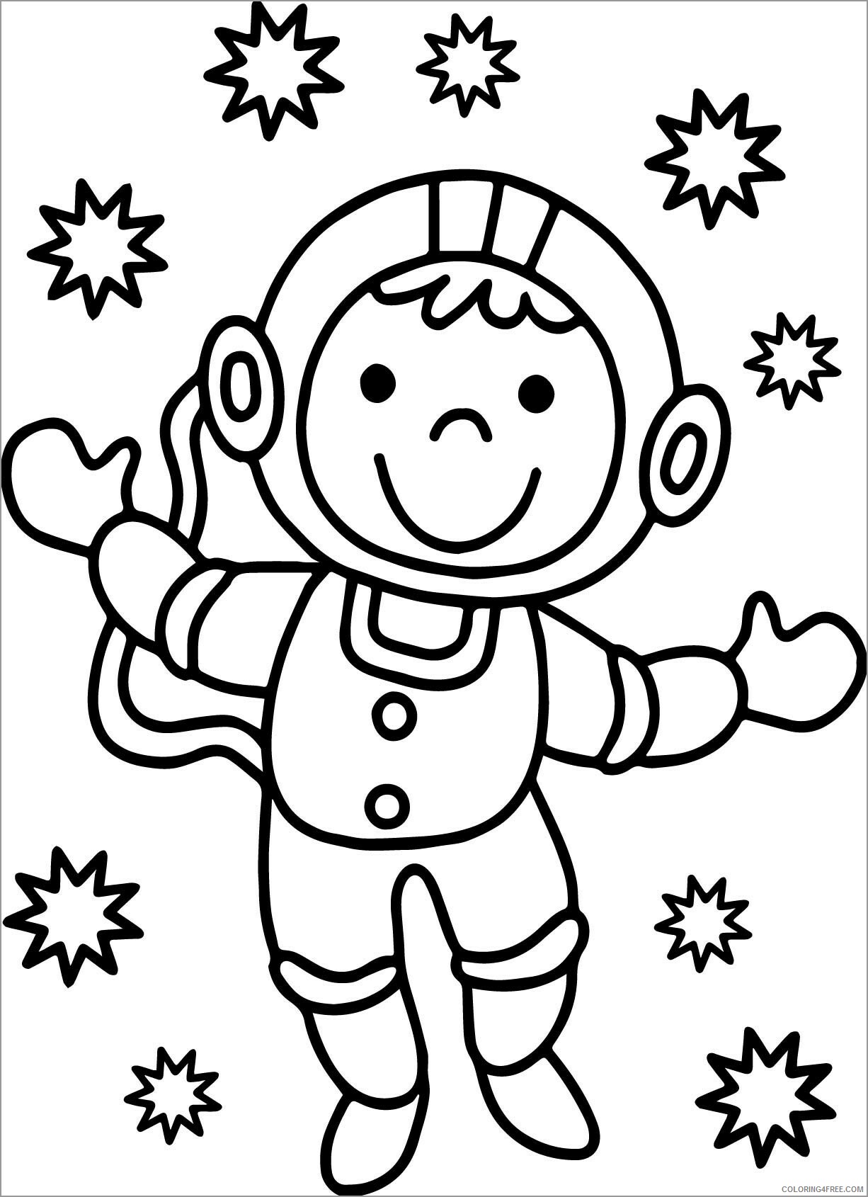 Astronaut Coloring Pages cool astronaut Printable 2021 0382 Coloring4free