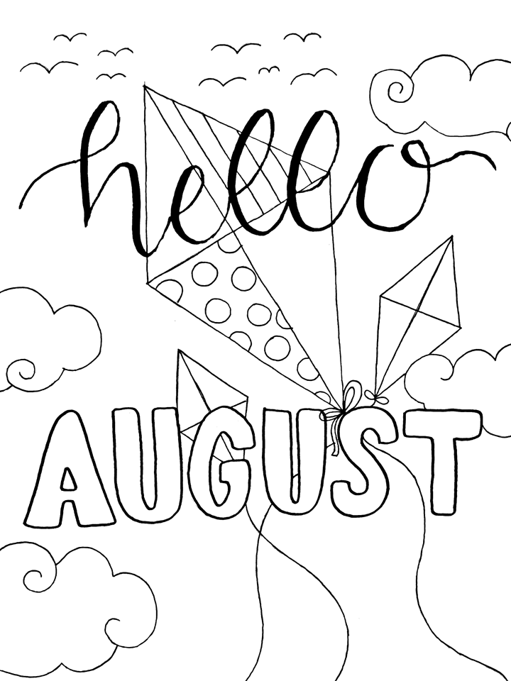 August Coloring Pages august Printable 2021 0387 Coloring4free