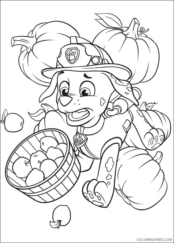 Autumn Coloring Pages Nature Rescue Pup Autumn Printable 2021 054 Coloring4free