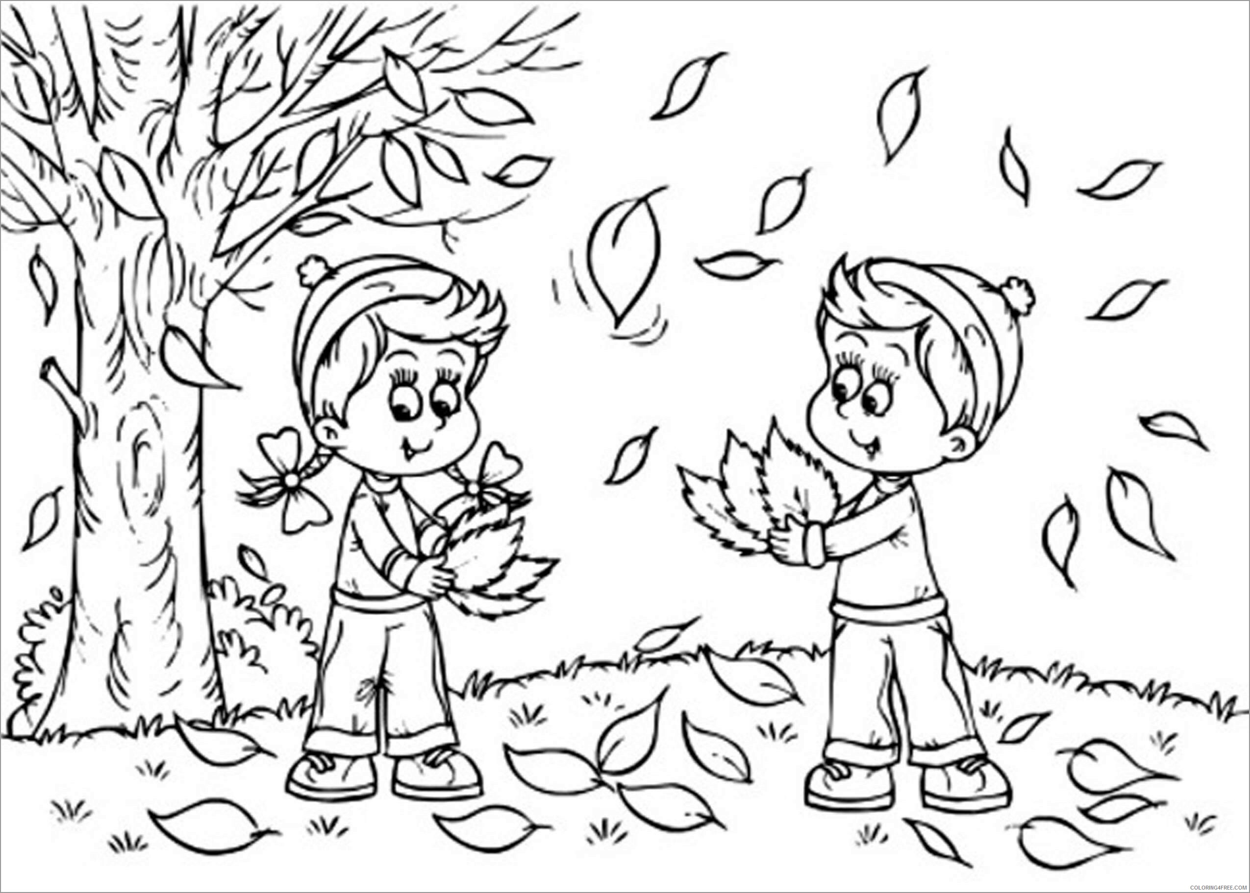 Autumn Coloring Pages Nature autumn for kids Printable 2021 011 Coloring4free