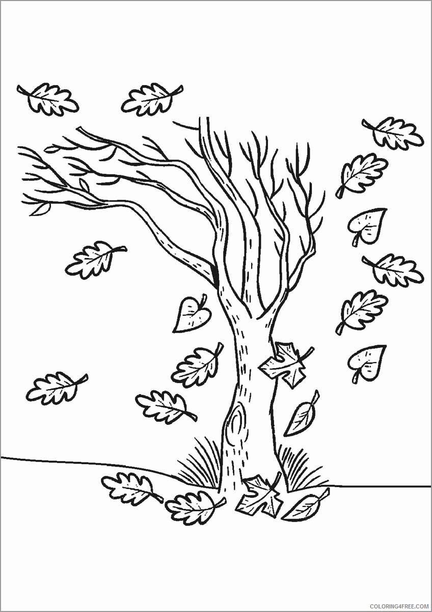 Autumn Coloring Pages Nature autumn tree Printable 2021 039 Coloring4free
