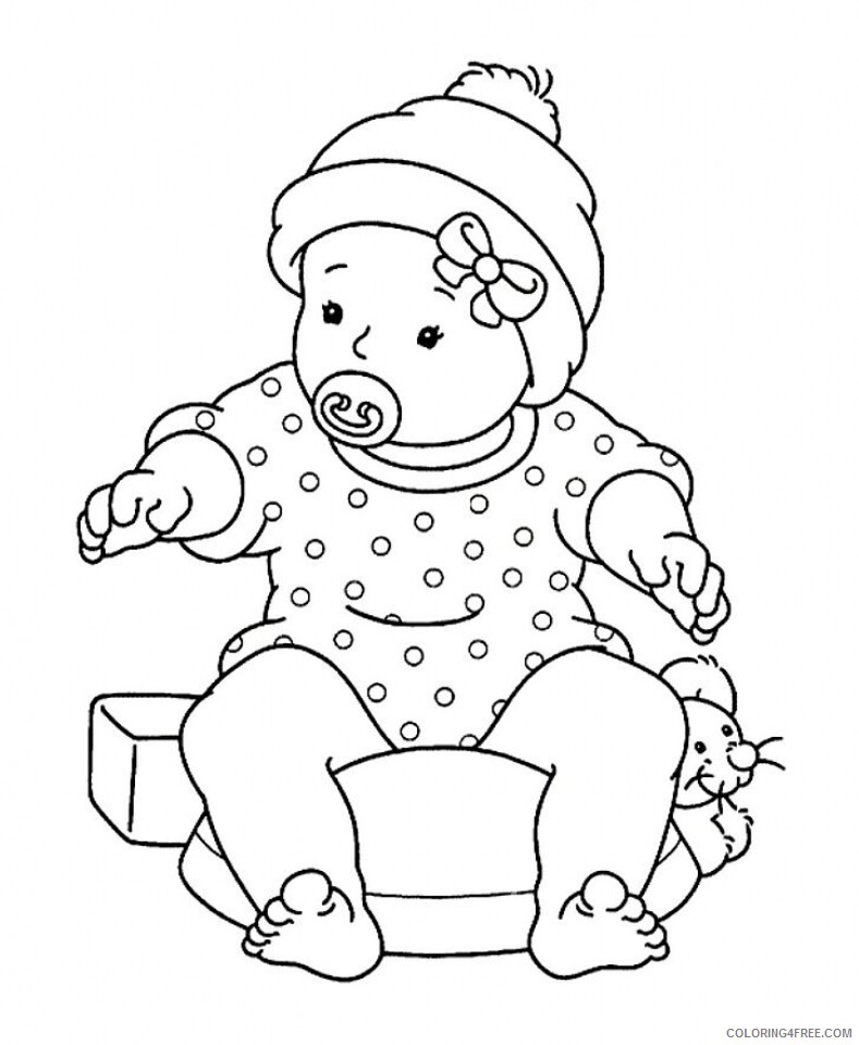 Baby Coloring Pages Baby Boy Printable 2021 0394 Coloring4free