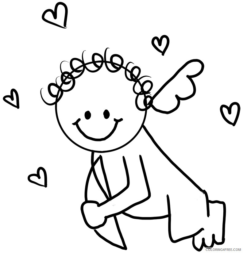 Baby Coloring Pages Baby Cupid 2 Printable 2021 0399 Coloring4free