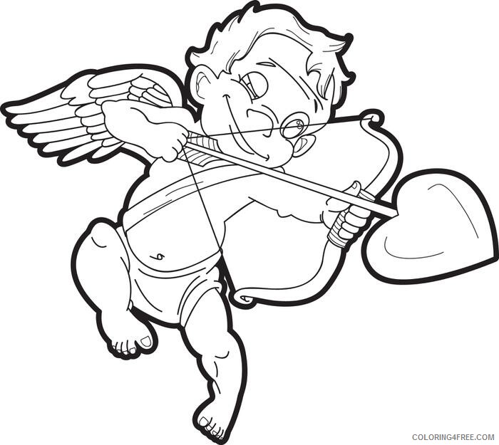 Baby Coloring Pages Baby Cupid Printable 2021 0400 Coloring4free