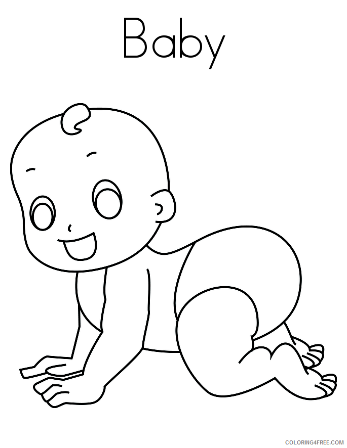 Baby Coloring Pages Baby Printable 2021 0396 Coloring4free