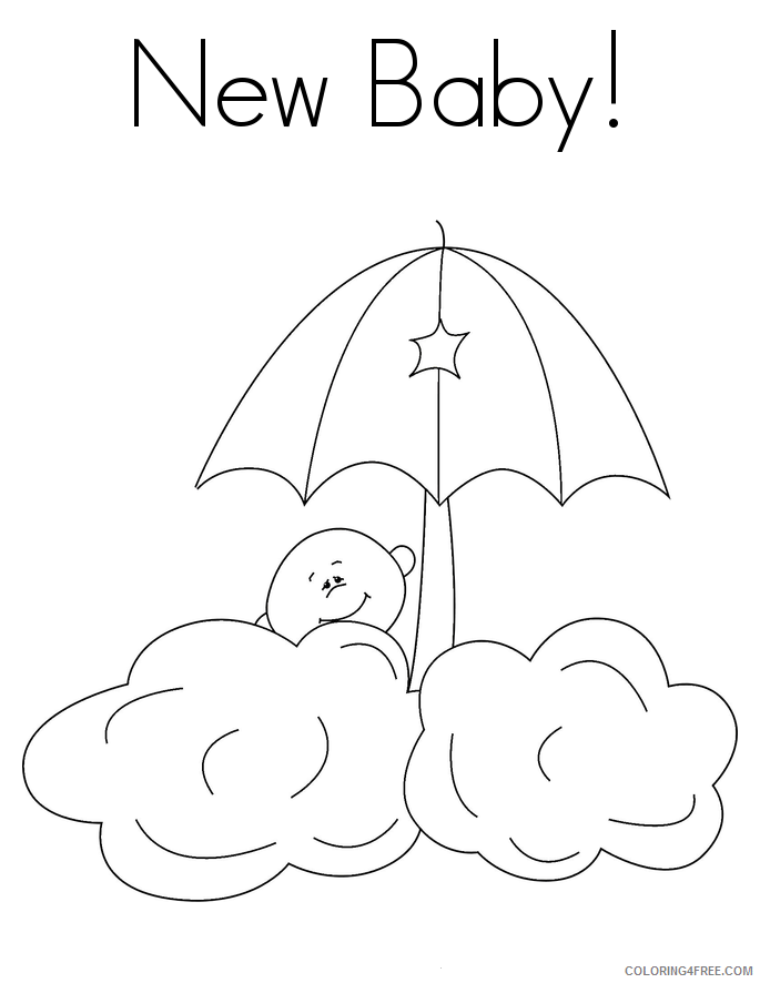 Baby Coloring Pages New Baby Printable 2021 0419 Coloring4free