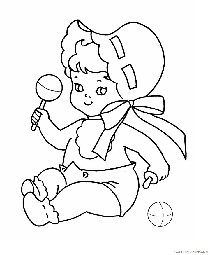 Baby Coloring Pages Printable Baby Printable 2021 0422 Coloring4free