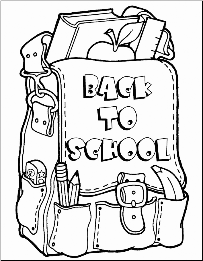 Back to School Coloring Pages Back To School Backpack Printable 2021 0445 Coloring4free