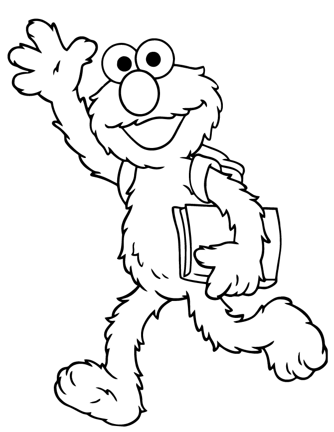 Back to School Coloring Pages Back to School Elmo Printable 2021 0453 Coloring4free