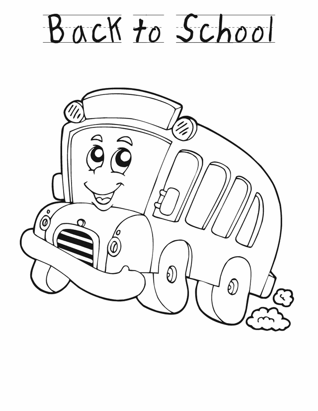 Back to School Coloring Pages Back to School School Bus Printable 2021 0456 Coloring4free