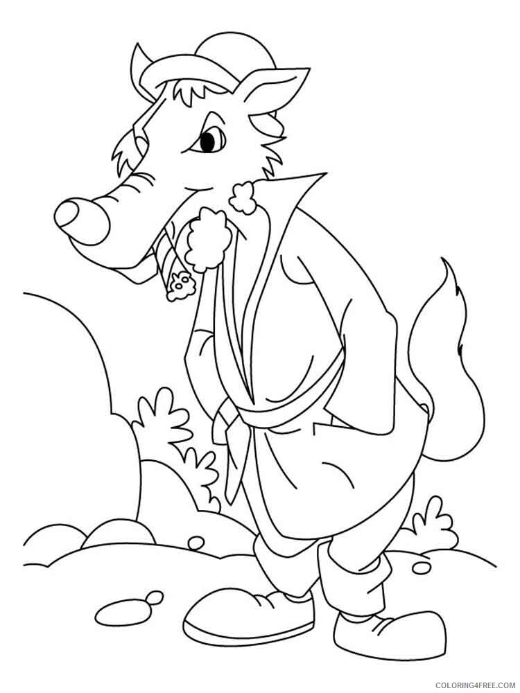 Bad Wolf Coloring Pages bad wolf 10 Printable 2021 0474 Coloring4free