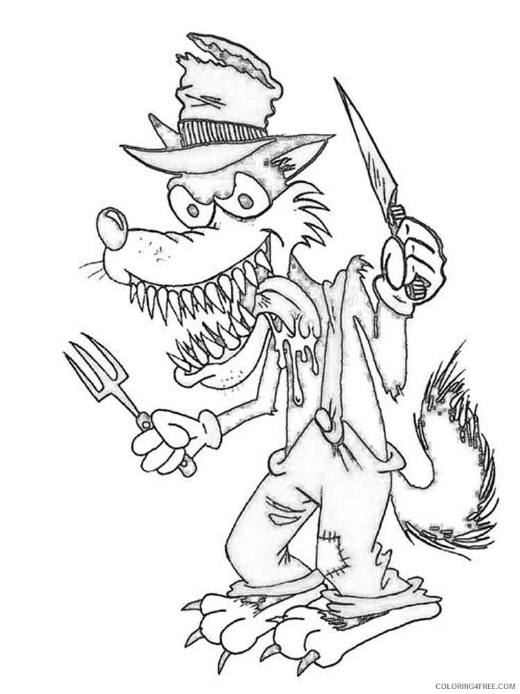 Bad Wolf Coloring Pages bad wolf 5 Printable 2021 0476 Coloring4free