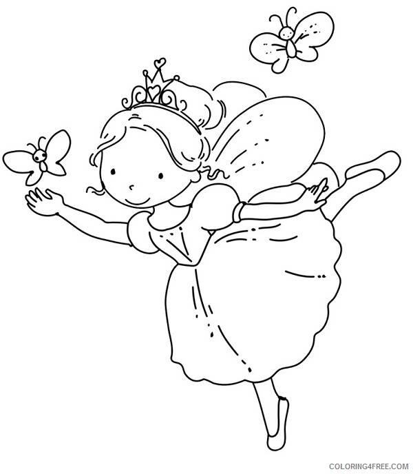 Ballerina Coloring Pages Ballerina Fairy Printable 2021 0500 Coloring4free