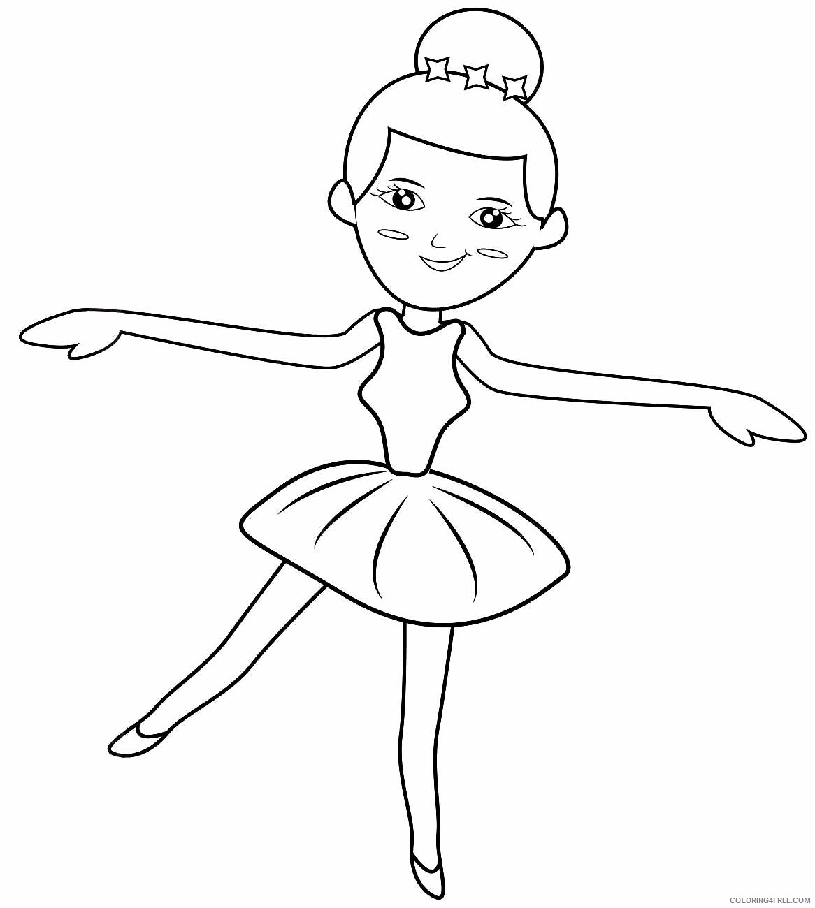 Ballerina Coloring Pages Ballerina Free Printable 2021 0494 Coloring4free