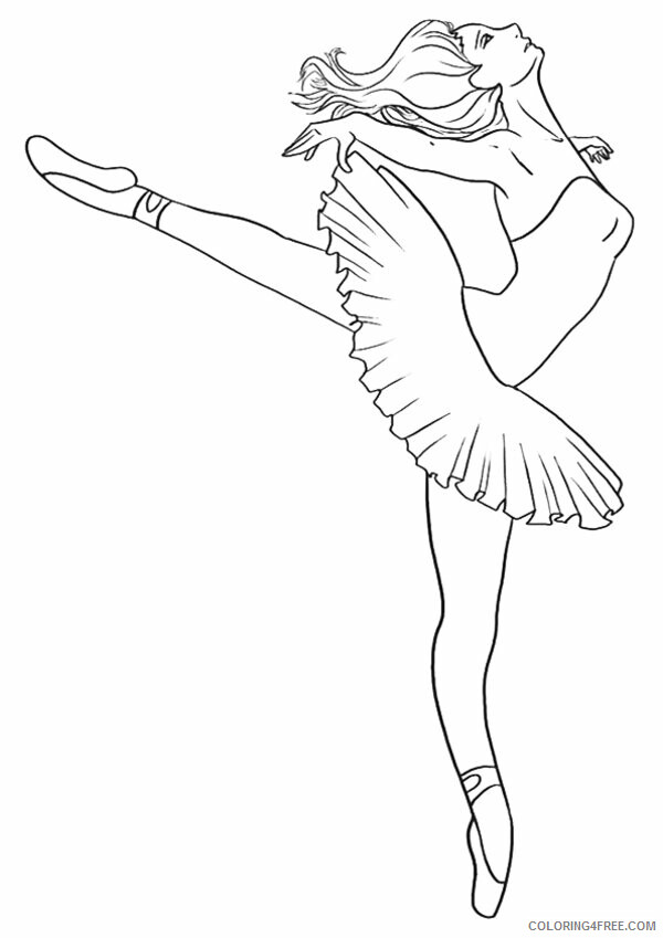 Ballerina Coloring Pages Ballerina Printable 2021 0488 Coloring4free