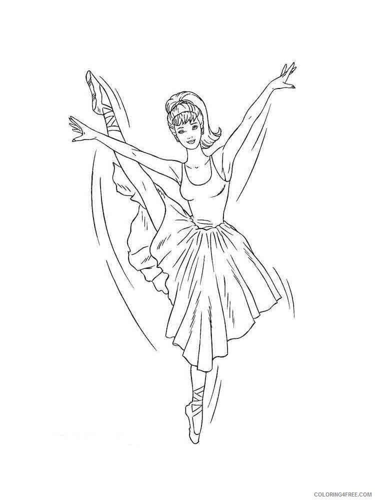 Ballerina Coloring Pages ballerina 1 Printable 2021 0489 Coloring4free