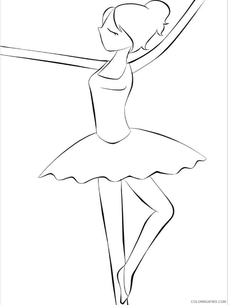Ballerina Coloring Pages ballerina 3 Printable 2021 0490 Coloring4free