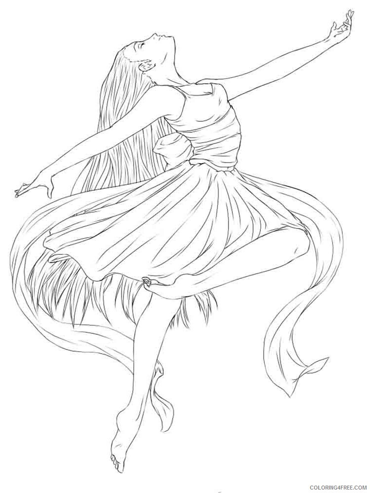 Ballerina Coloring Pages ballerina 4 Printable 2021 0491 Coloring4free