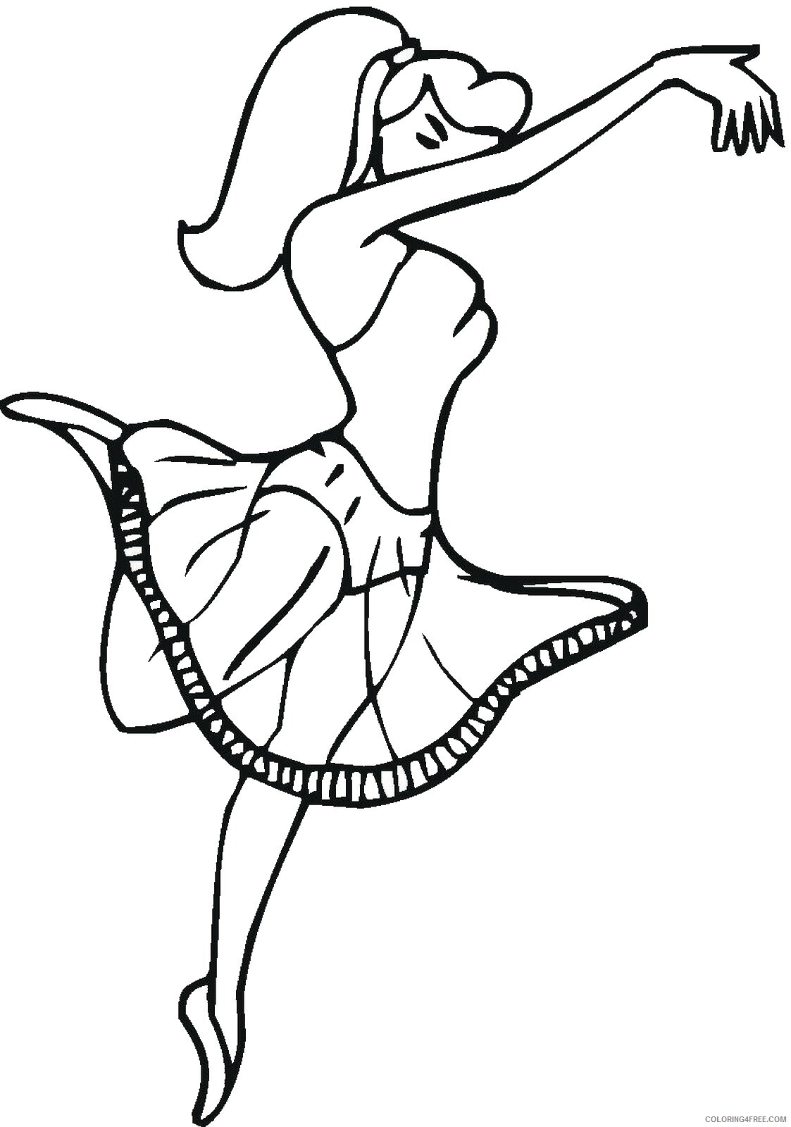 Ballerina Coloring Pages ballerinac56 Printable 2021 0486 Coloring4free