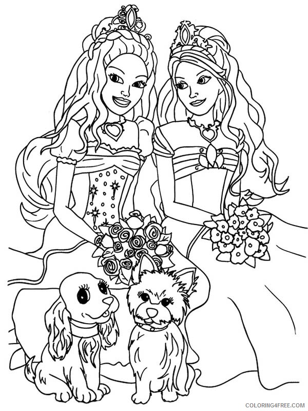 Barbie Coloring Pages Barbie Doll and the Diamond Castle Printable 2021 0571 Coloring4free