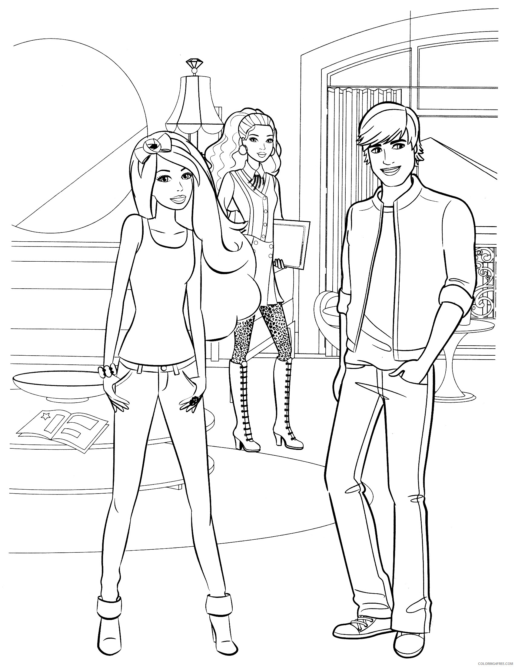 Barbie Coloring Pages Barbie Sheets Free Printable 2021 0567 Coloring4free