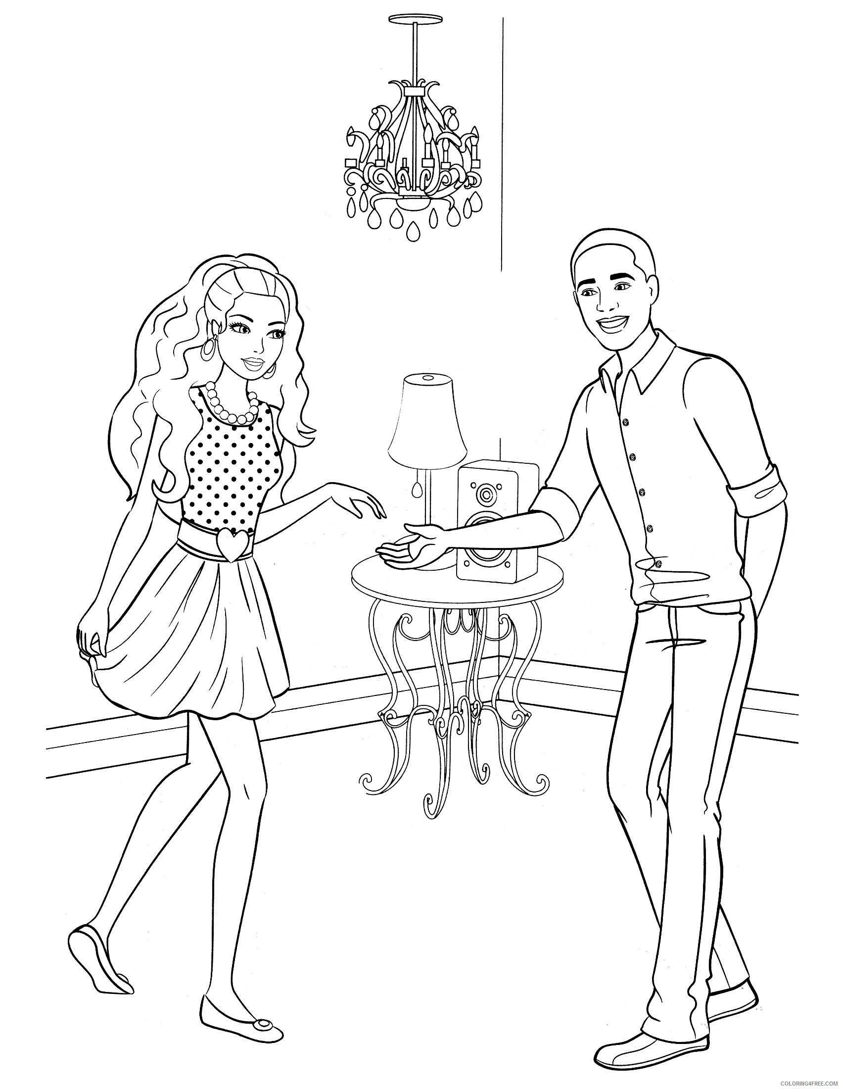 Barbie Coloring Pages Barbie Sheets for Girls Printable 2021 0566 Coloring4free
