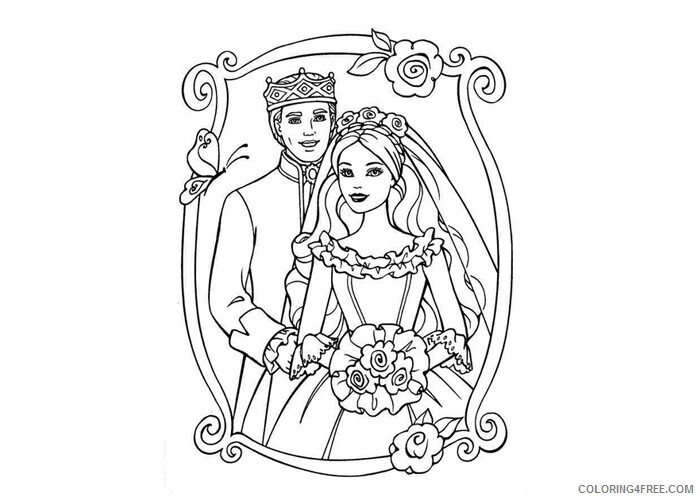 Barbie Coloring Pages Barbie and Ken Printable 2021 0519 Coloring4free